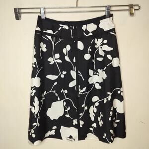 Anne Klein Silk Floral Skirt A Line